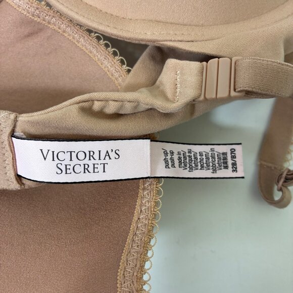 Victoria’s Secret Push-up Bra Beige Size 32B - Picture 6 of 7